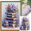 Book Flower-11CT Stamped Cross Stitch 40*60cm tapestrymarket