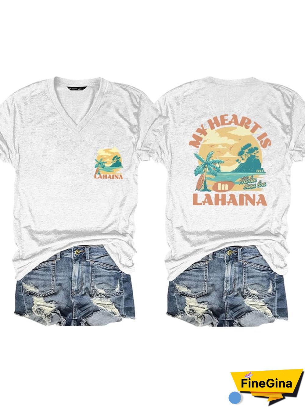 Women's Lahaina Strong Casual T-Shirt