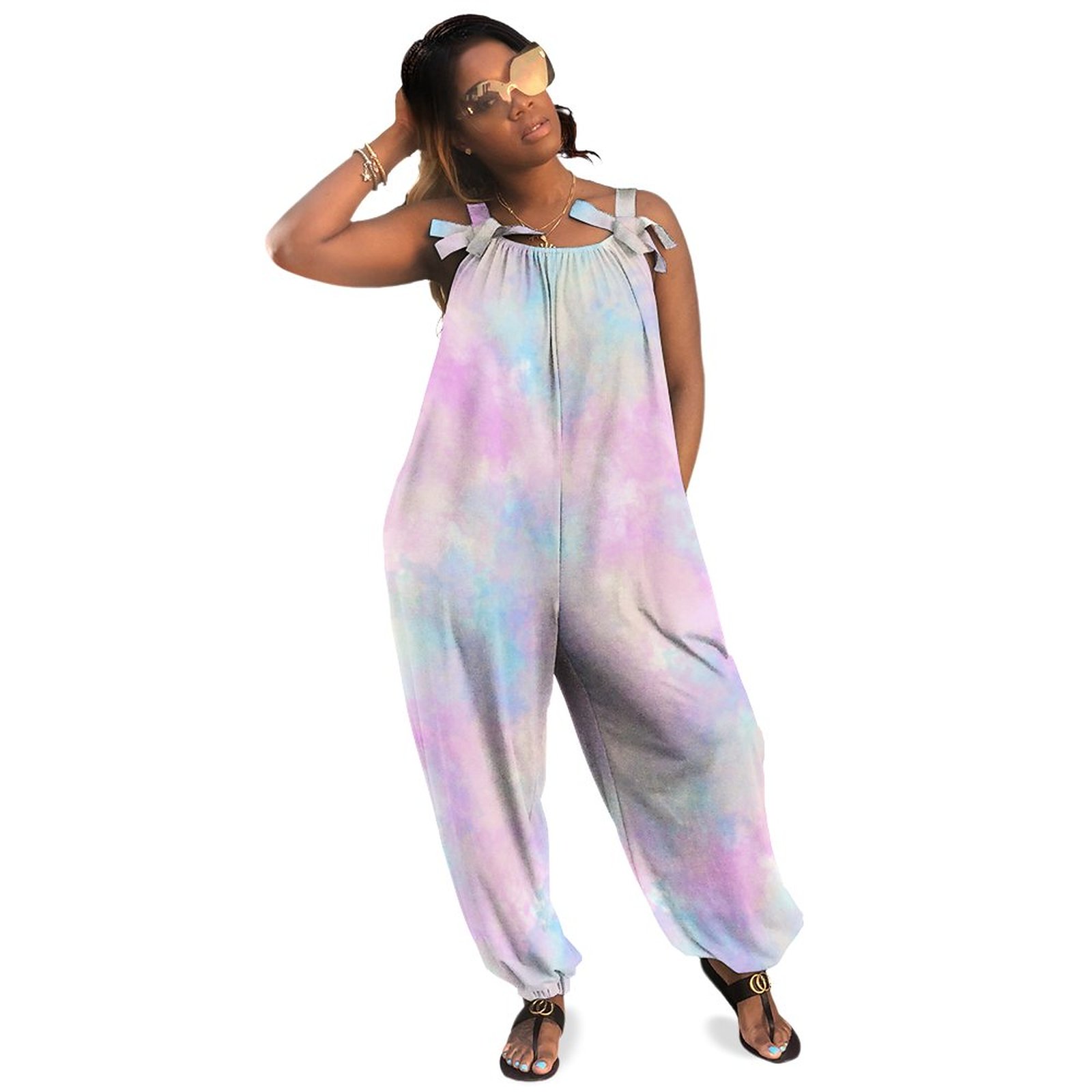 Plur Pastel Rave Pants Sweet Lolita Boho Vintage Loose Overall Corset Jumpsuit Without Top