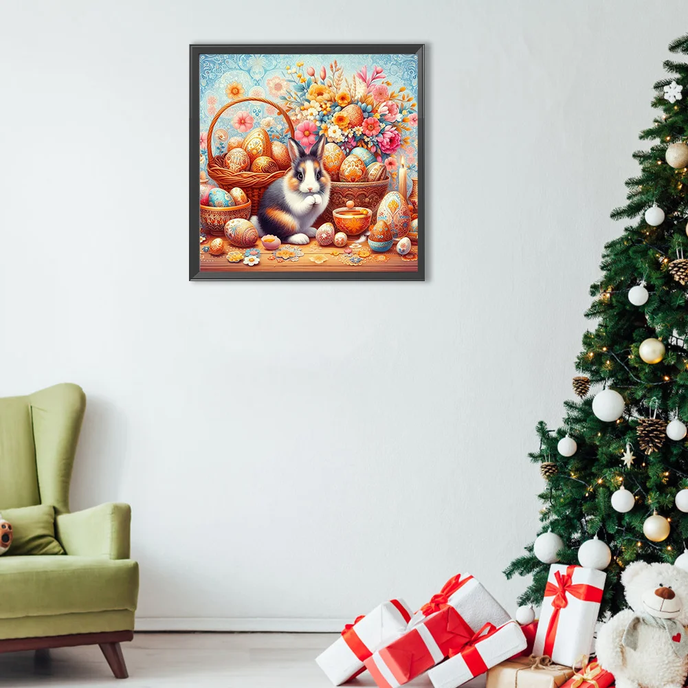 Full Round Diamond Painting 40*40cm - Rabbit