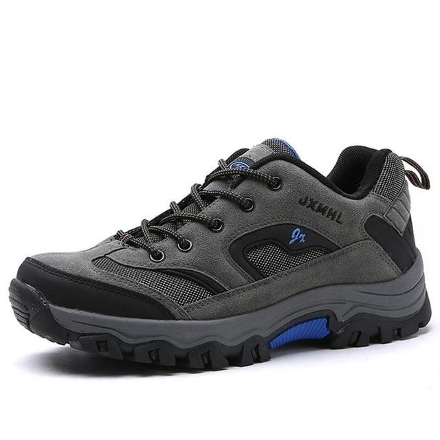 Fashion Men Shoes Comfortable Waterproof Outdoor Casual Shoes Lace-Up Rubber Sneakers | EGEMISS