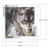 Diamond Painting -DIY Round Drill Wolf Girl(40x40cm)