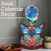 2026 Calendar DIY Diamond Art Kit Butterfly Wooden Diamond Painting Calendar