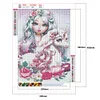 Diamond Painting-DIY Full Round Drill Girl Unicorn