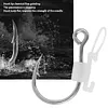 10pcs Luminous Live Shrimp Fixing Hook Metal Barbed Fishhook Live Shrimp Hooks