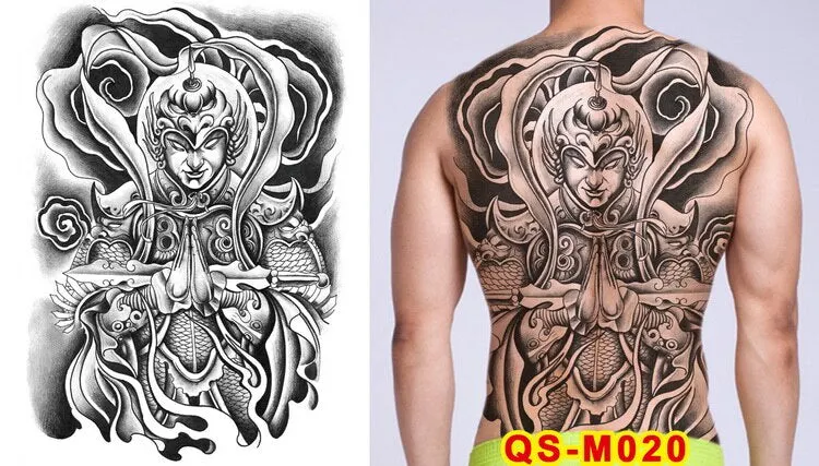 tattoo tribal designs gothic tattoo boys full back large tattoo body stickers temporary tattoos men sexy fake tatoo big water