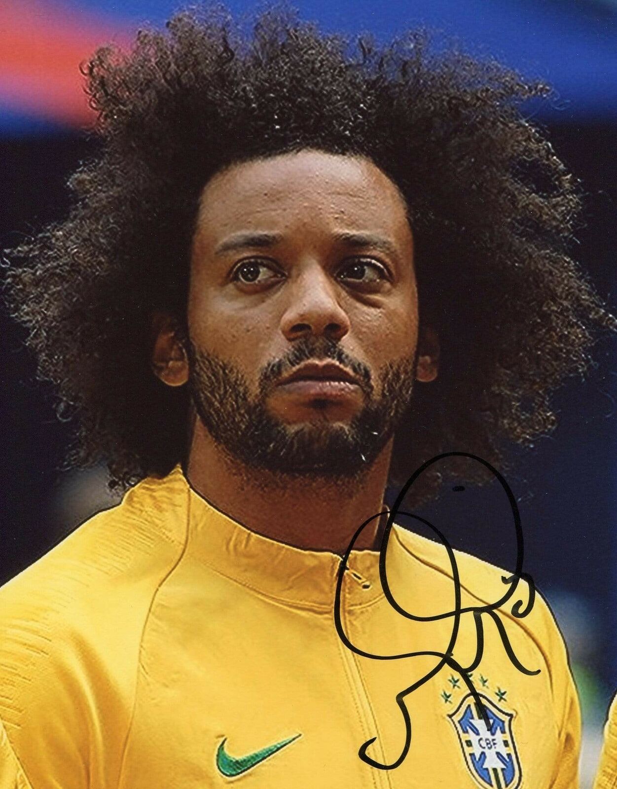 BRAZILIAN SOCCER Marcelo autograph, In-Person signed Photo Poster painting