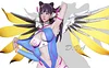 1/4 Scale D.Va Cosplay Mercy with - Overwatch Statue - Prismatic Studios [In Stock]