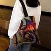 Colorful Dragon - 11CT DIY Stamped Cross Stitch Shopping Bag 40*40cm/15.75*15.75in