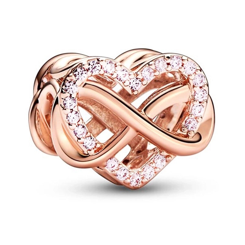 10 Pieces Cartoon Style Geometric Animal Metal Plating Inlay Rhinestones Jewelry Accessories