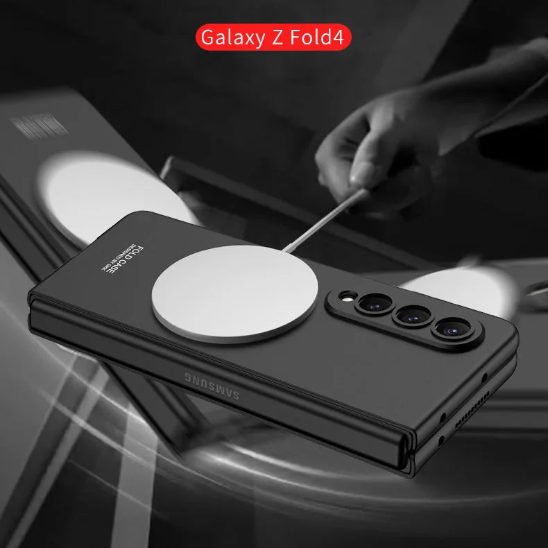 Applicable To Samsung ZFold3/ZFold4 Ultra-Thin Shell Film Wireless Charger Phone Case