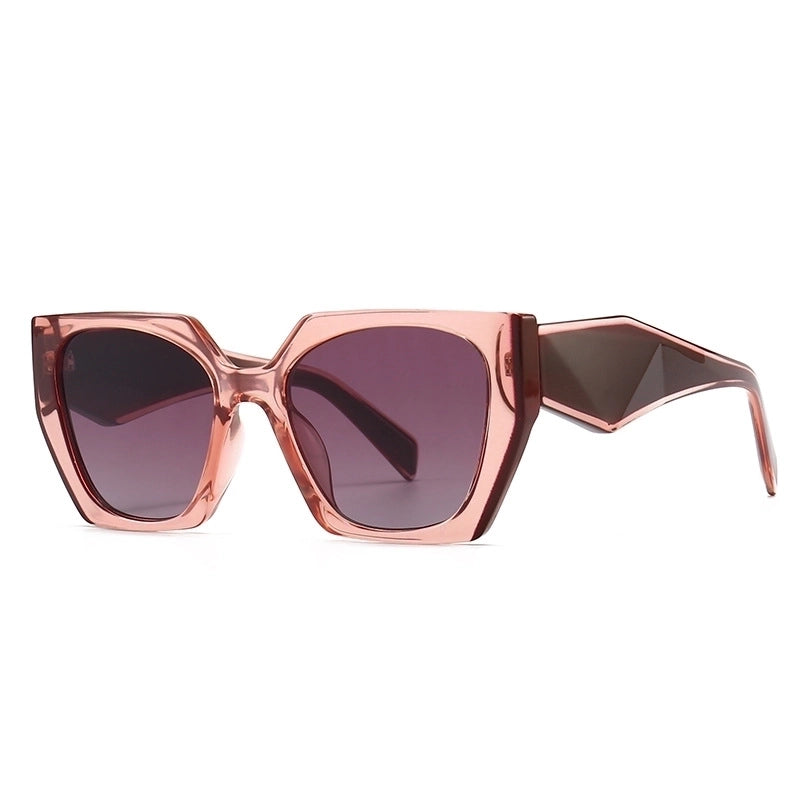 Fashion Solid Color Pc Polygon Full Frame Women’s Sunglasses