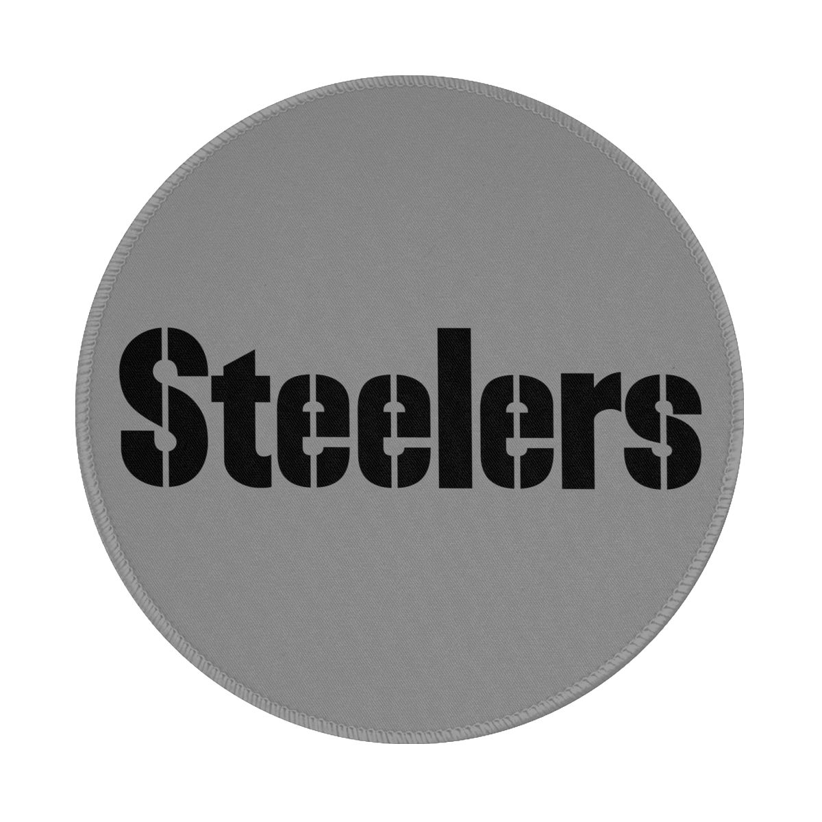 Pittsburgh Steelers Wordmark Non-Slip Rubber Round Mouse Pad