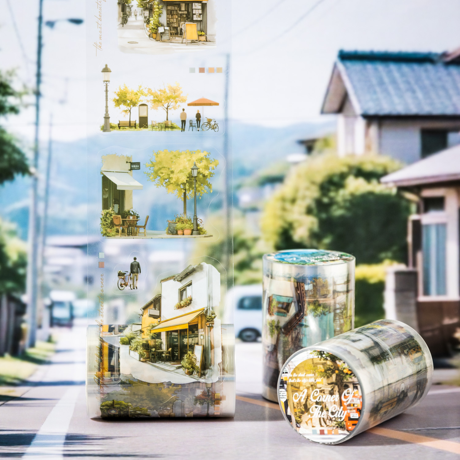 PET 테이프 - 시티 코너 시리즈 조경 건축