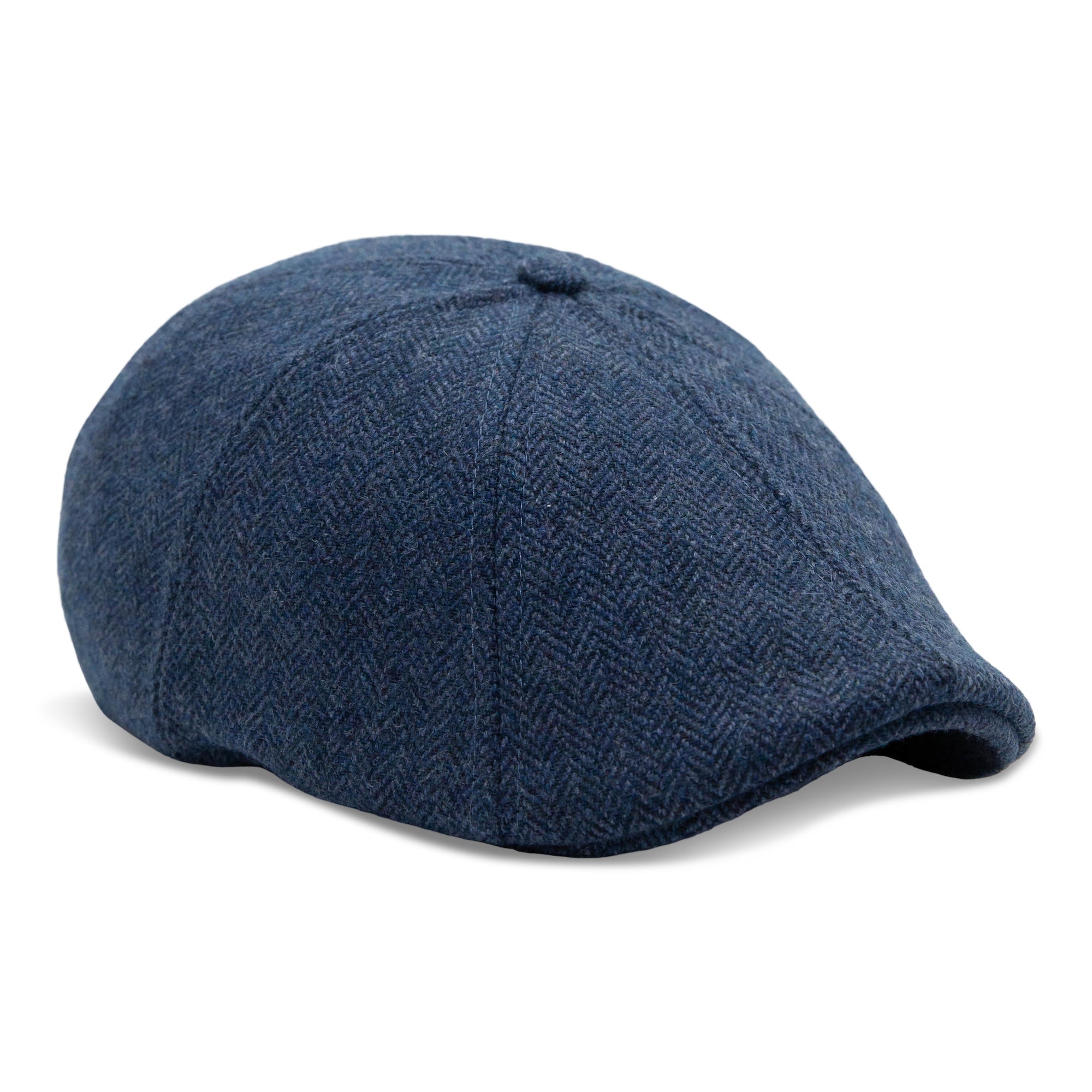 Hatsfashion-The Insulated Peaky   Cap - Indigo Blue