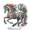 5D DIY Special Shape Diamond Painting Desk Ornament Horse Decor Kit