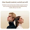 Bluetooth-compatible Translation Earbuds Real Time with Touch Control Color Screen Charging Case AI Language Translator Earbuds for Travel Business