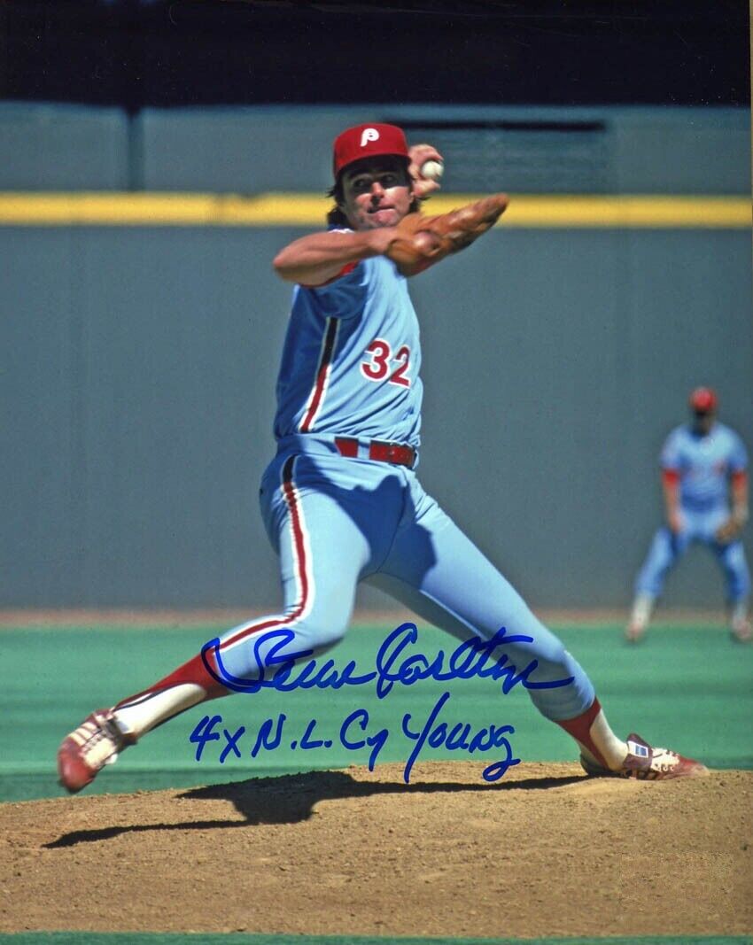 Steve Carlton 8 x10 Autographed Signed Photo Poster painting ( Phillies HOF ) REPRINT