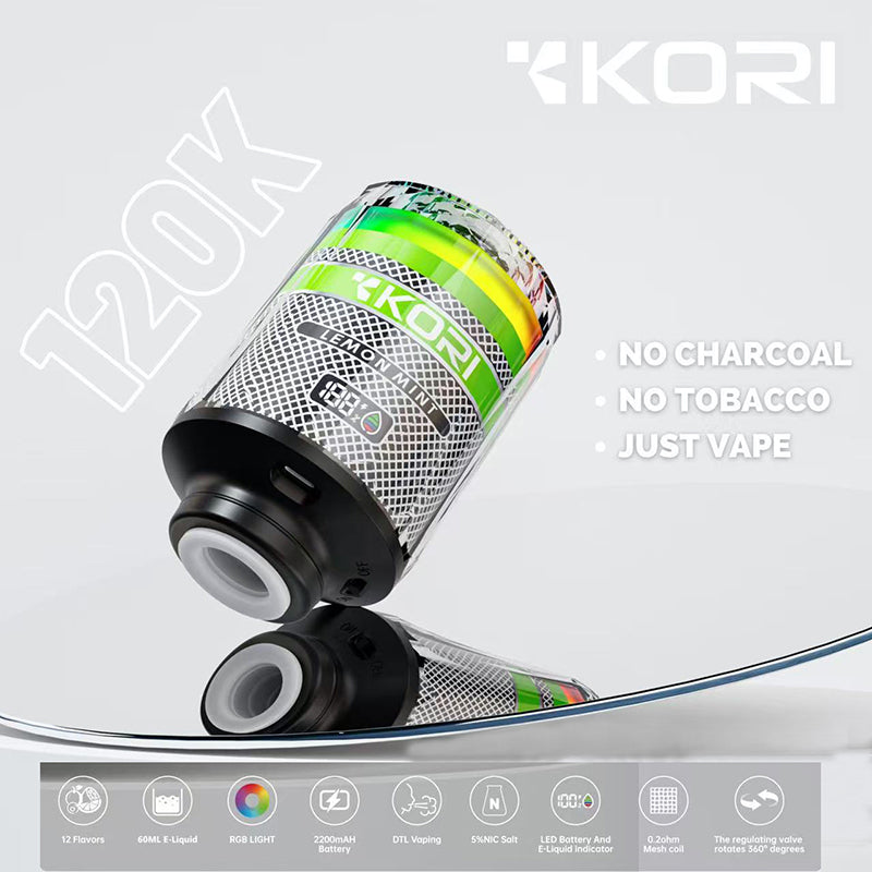 KORI 120000 Puffs Disposable Hookah Vape Head Wholesale KORI OPVape