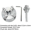 Z011A Self-Centering Mini Drill Chuck Metal 4 Jaws Manual Lathe Chuck Clamp