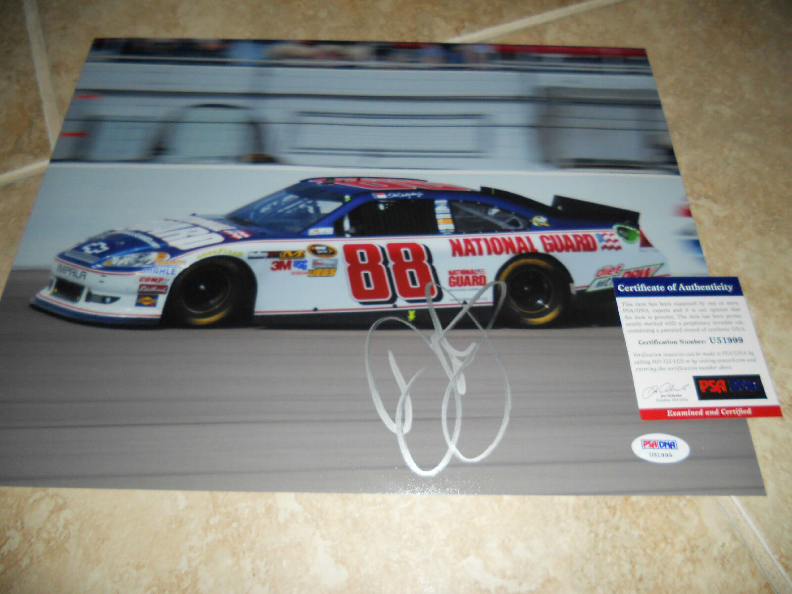 Dale Earnhardt JR Nascar Racing Signed Autographed 11x14 Photo Poster painting Certified #1 F3