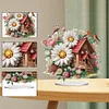 >SALE<Daisy Cottage Acrylic Special Shape DIY Diamond Painting Desktop Ornaments