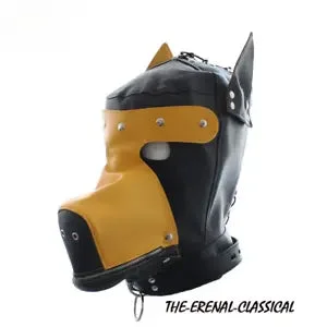 pornhint Pornhint Soft Leather Funny Headgear Restraints Flirt Fetish Headgear for Men Cosplay New