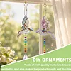 2PCS Bird 5D DIY Diamond Painting Wind Chimes Suncatcher Kit Double Sided Diamond Art Kits Suncatcher with Crystal Pendant for Home Wall Window Decor Adults DIY Art Craft