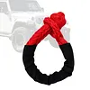 54cm High Strength Tow Strap with 44092 Lbs Breaking Force Ultra High Molecular Weight Recovery Shackle Lightweight Rust-proof for Off-Road Truck SUV ATV UTV Tractor (Red)