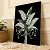 DIY Pearl Painting Flower for Home Wall Decor with Frame(40x30cm)