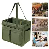 Camping Storage Bag Large Capacity Foldable Bag for Hiking Picnic Travel (Green)
