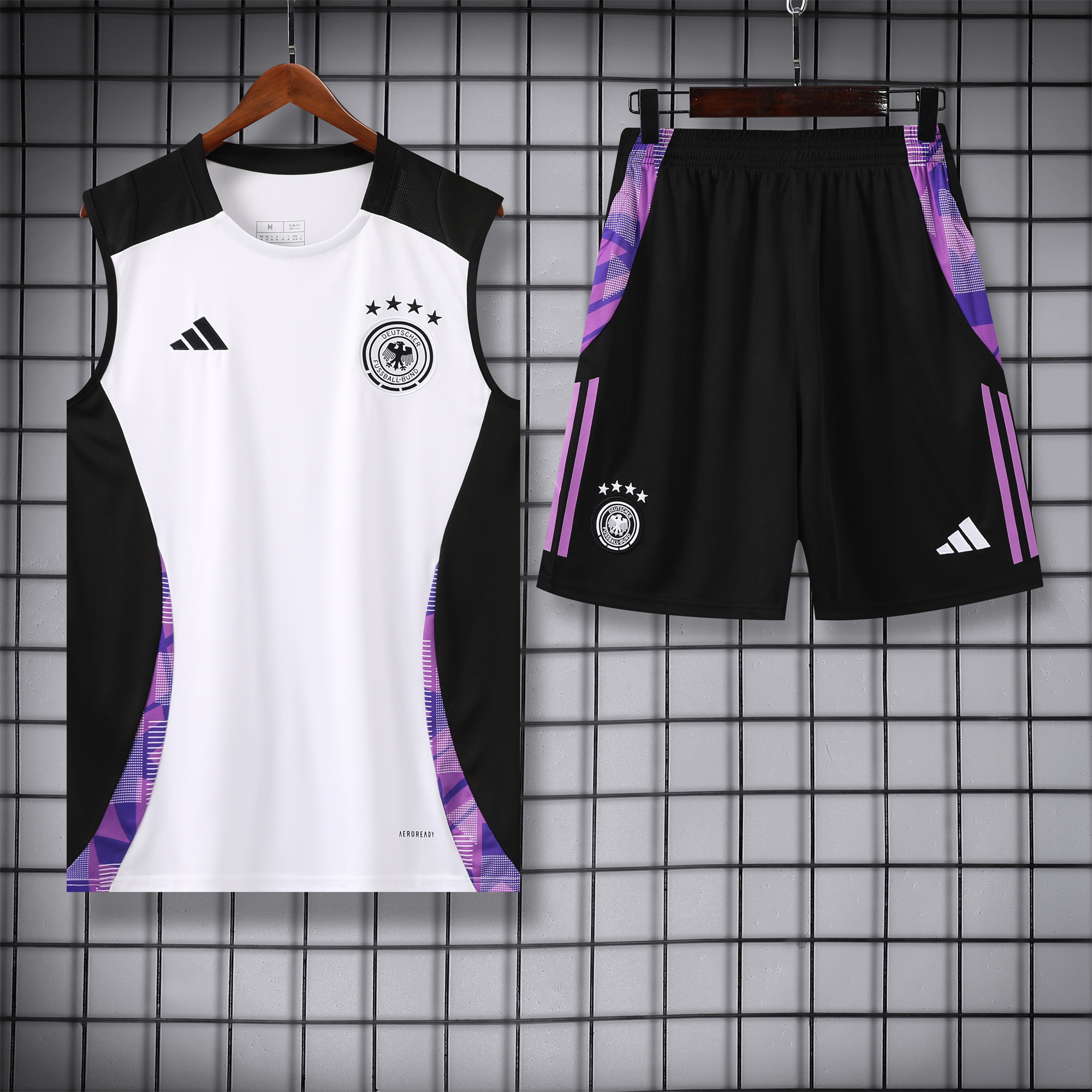 Germany 24-25 Training Vest Suit - White