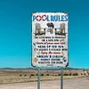 Pool rules - Vintage Metal Signs - 20*30cm/30*40cm - Warning
