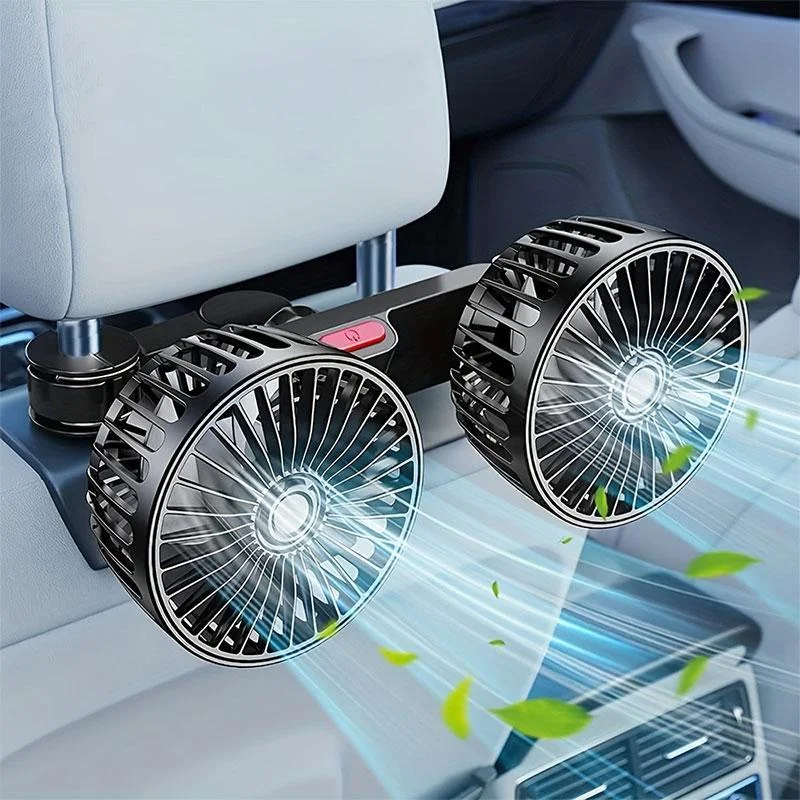 Adjustable Car Backseat Fan 