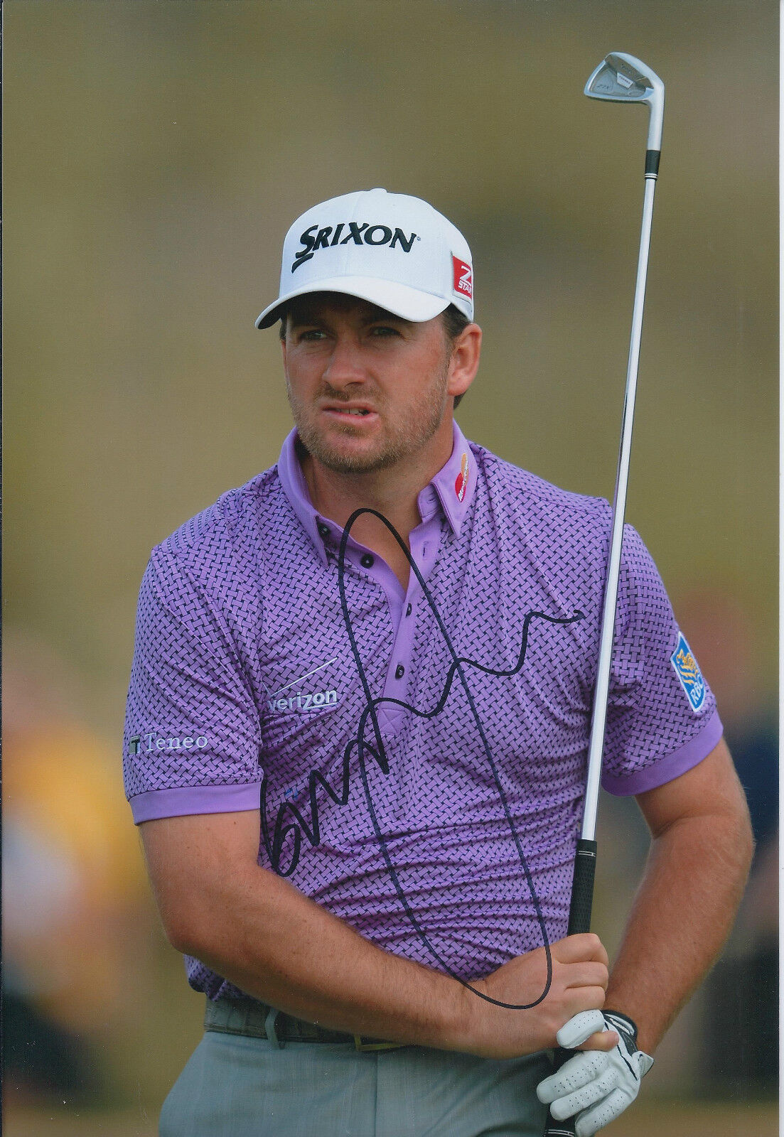 Graeme McDOWELL SIGNED AUTOGRAPH Golf Photo Poster painting AFTAL COA The Open Royal Liverpool