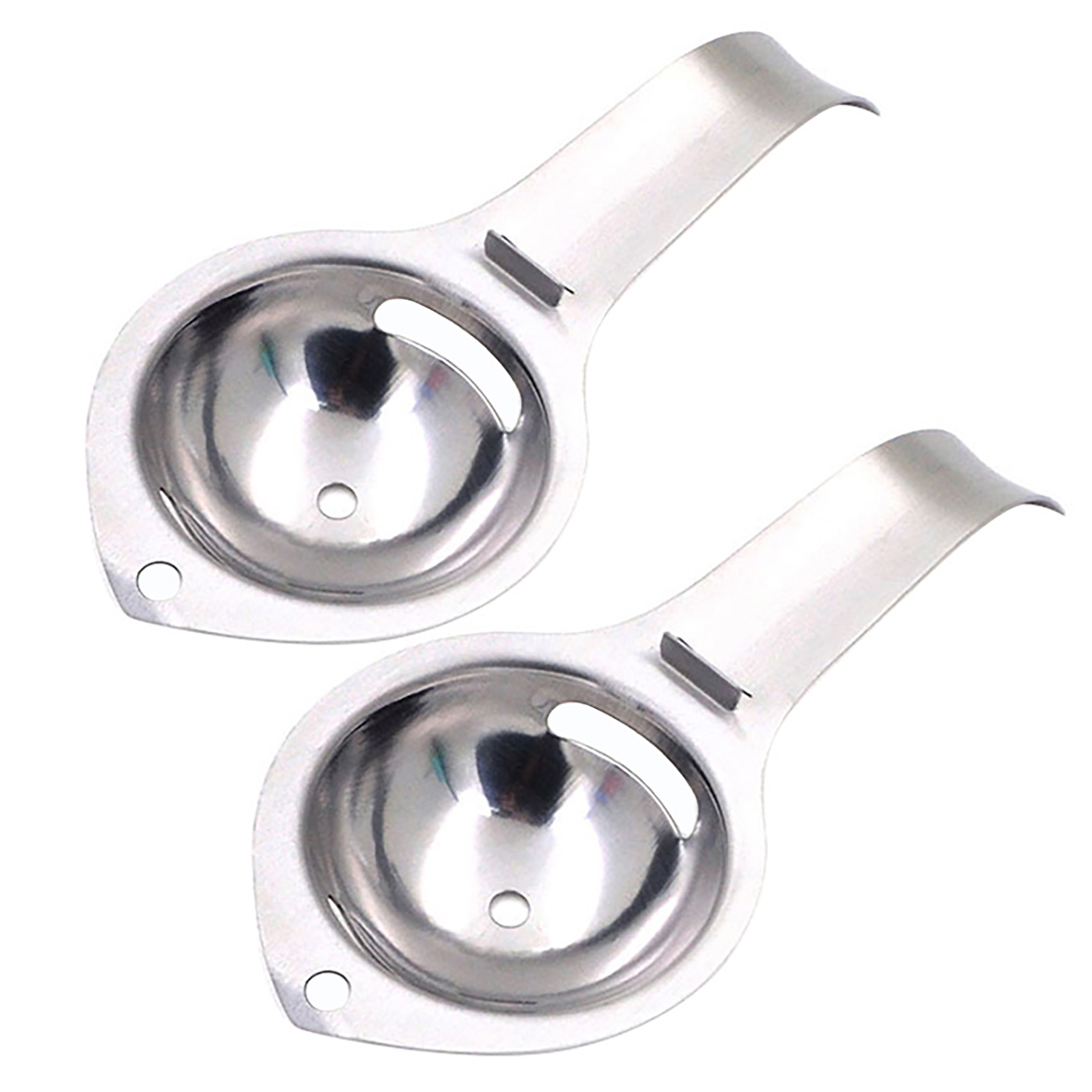 

2 Pieces Egg Separator, Stainless Steel Egg Yolk White Filter, Egg Divider, 501 Original
