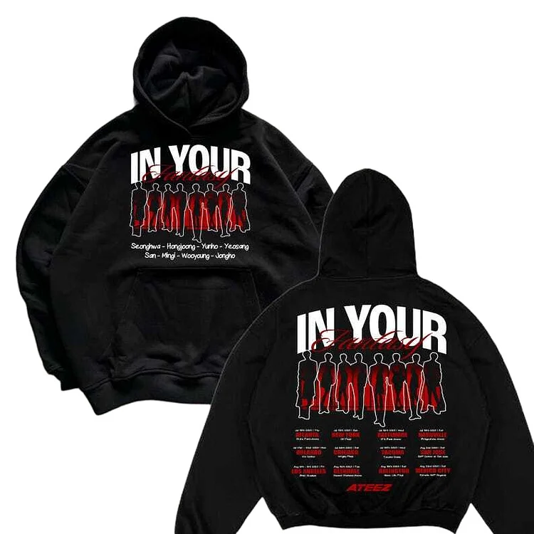ATEEZ×ANITEEZ HOODIE フード　服 ATEEZ×ANITEEZ HOODIE フード 服 ATEEZ In Your Fantasy Tour