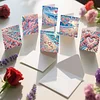 6PCS Diamond Painting Seaside Greeting Cards Postcards with Envelopes