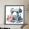 Sewing Machine-18CT Stamped Cross Stitch 25*25cm/9.84*9.84in tapestrymarket