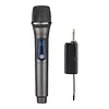 2.4G Wireless Microphone Rechargeable Live Streaming Microphone LED Display Professional Handheld Mic for Singing Karaoke Wedding DJ Party