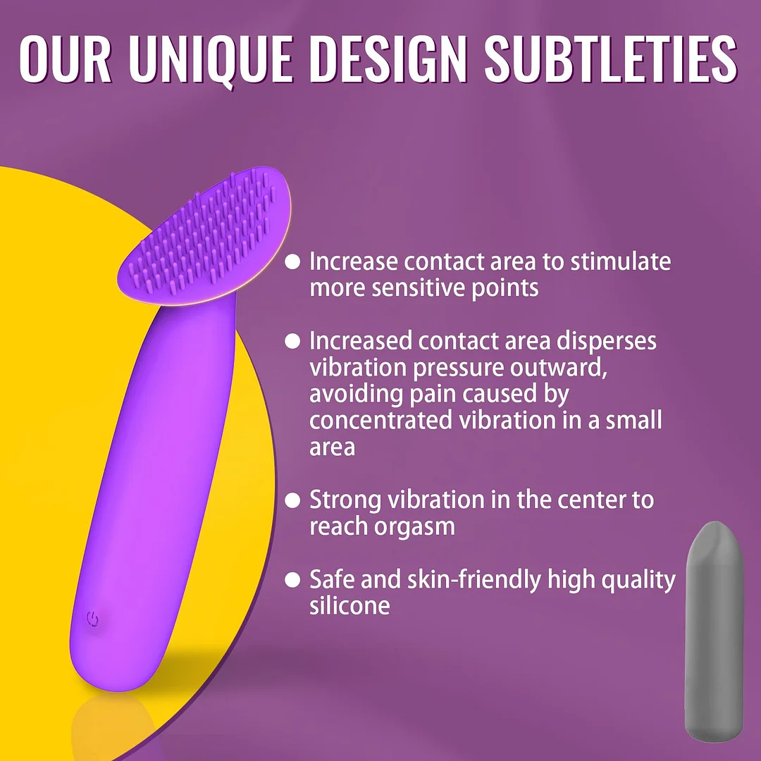Mira &ndash; Precision Clitoral & Nipple Vibrator With Soft Silicone Brush Head For Gentle Stimulation