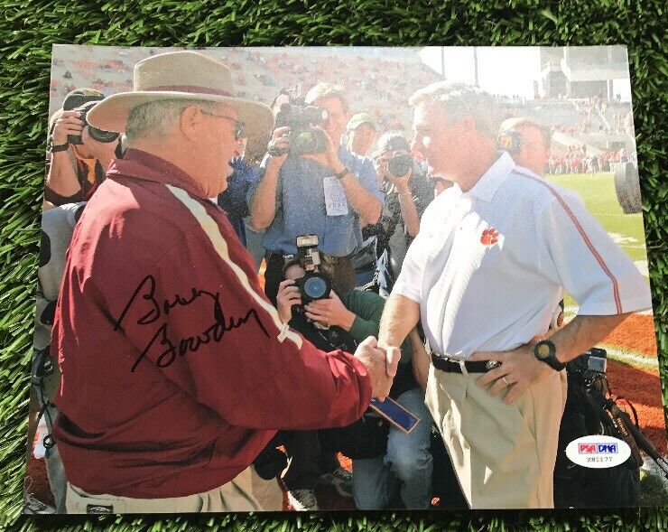 Bobby Bowden Autographed Signed 8x10 Photo Poster painting PSA/DNA COA Florida St State