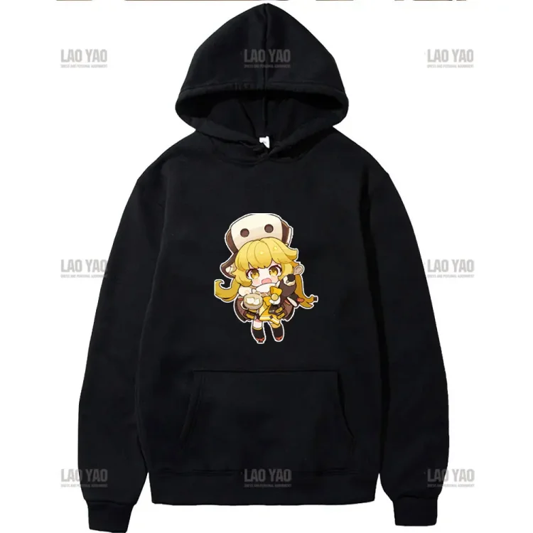 Honkai: Star Rail  Hook Long Sleeve Warm Autumn Cute Sweatshirt for Men and Women