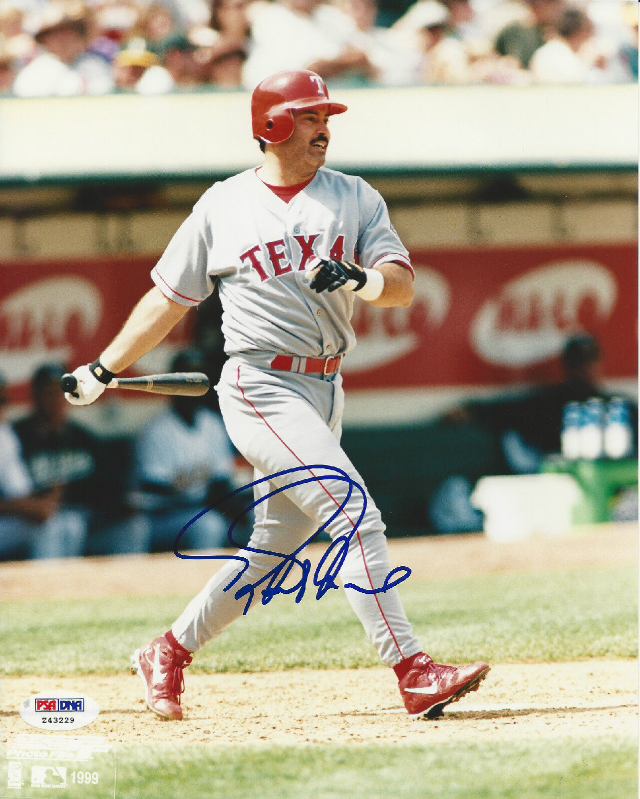 RAFAEL PALMEIRO (Texas RANGERS) Signed 8 x10 Photo Poster painting with PSA COA