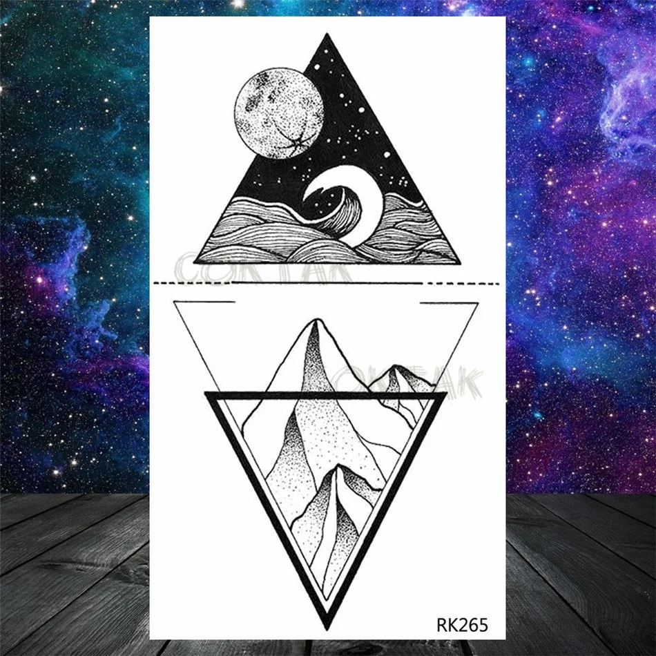 Lovely Small Planets Temporary Tattoos Realistic Sheets Body Art Arm Tattoos Paper For Adult Kids Fake Waterpoof Tattoo Sticker