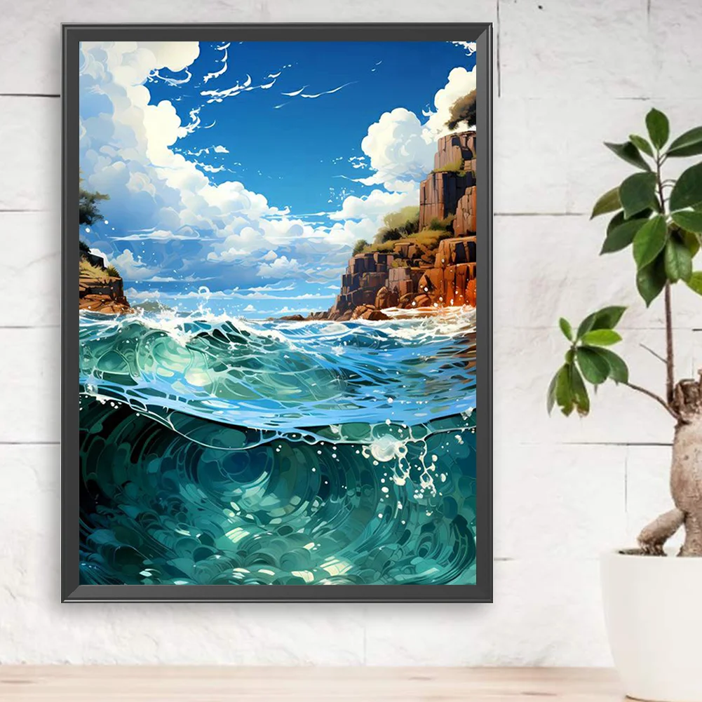 DIY Paint By Number 30*40cm - Ocean