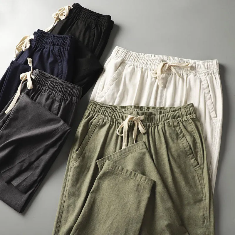 Men's Cotton Drawstring Trousers &ndash; Lightweight Everyday Comfort &ndash; view 2