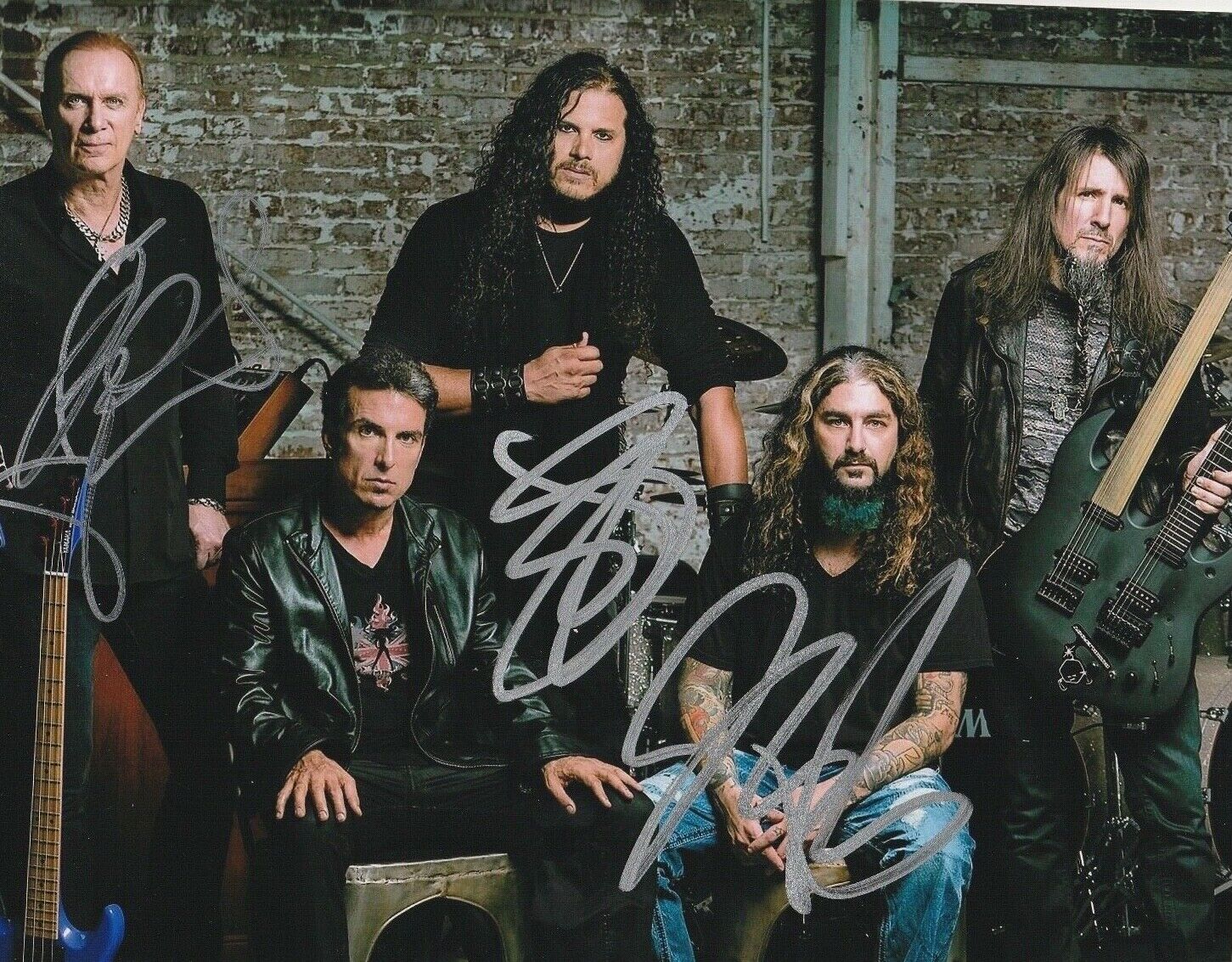 * SONS OF APOLLO * signed 8x10 Photo Poster painting * JEFF SOTO, MIKE PORTNOY & SHEEHAN * 2