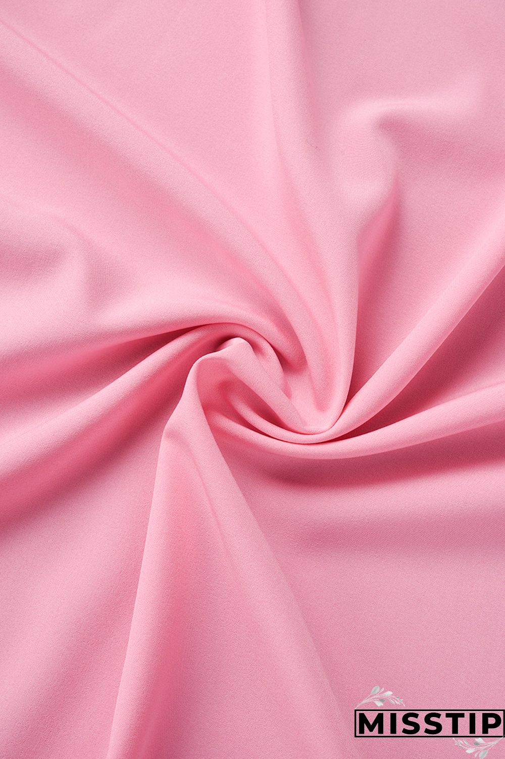 Pink Casual Solid Patchwork Shirt Collar Tops