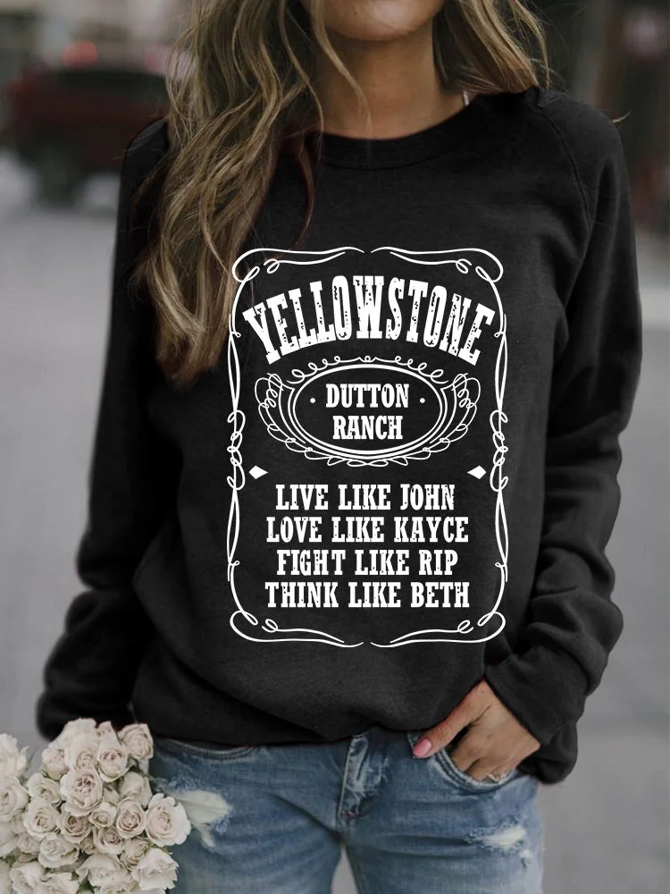 Think Like Beth Womens Cozy Sweatshirt